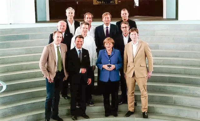 dr angela merkel klaus hommels marco boerries and many more